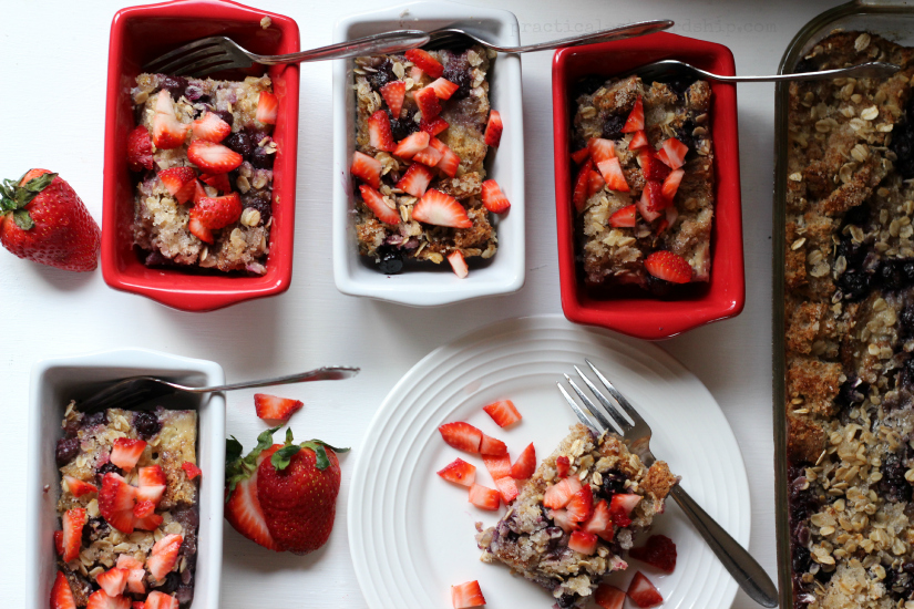 French Toast Bake with Crumble Served Recipe