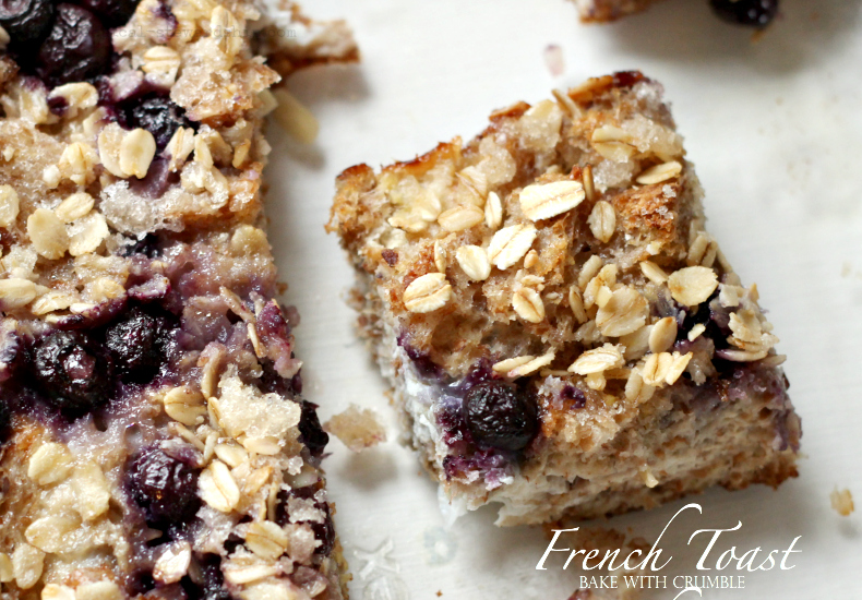 French Toast Bake with Crumble