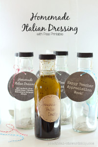 Homemade Italian Dressing with Free Printable