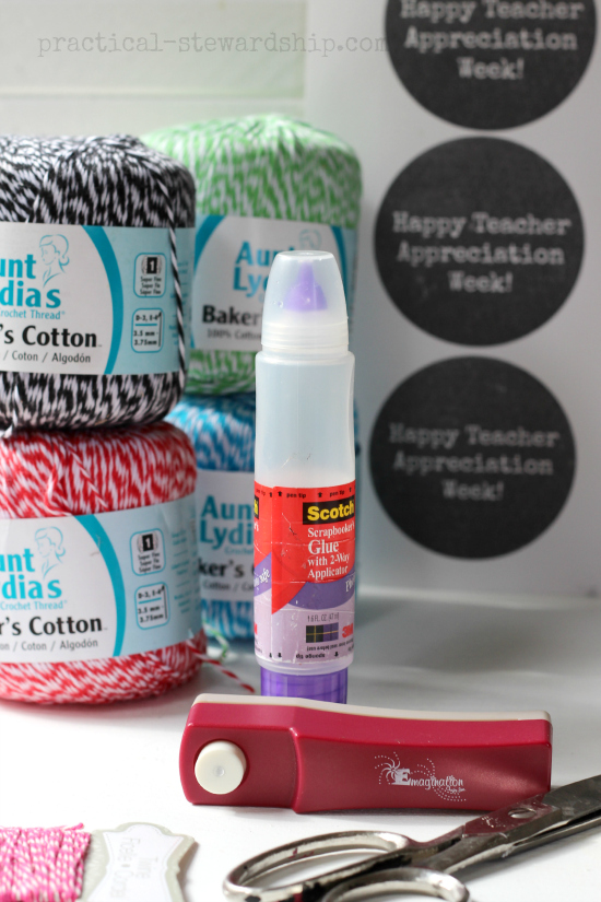 Supplies Needed for Teacher Appreciation Gift