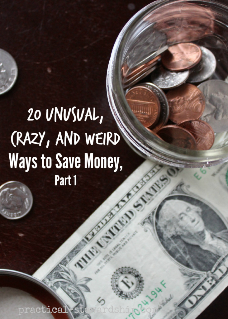 20 Unusual, Crazy, and Weird Ways to Save Money