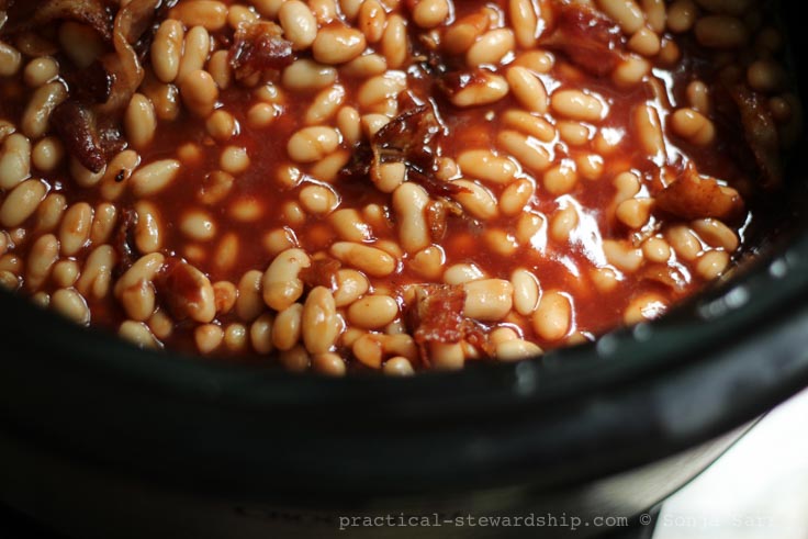 Almost Homemade Crock-pot Baked Beans-3