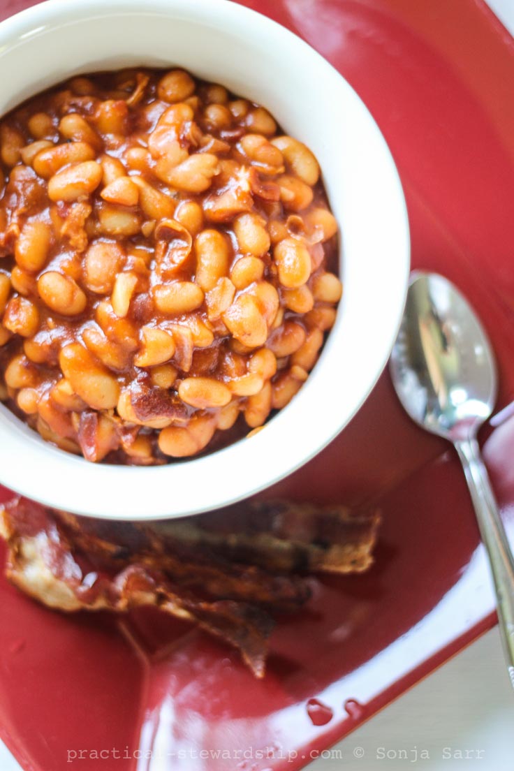 Almost Homemade Crock-pot Baked Beans-3