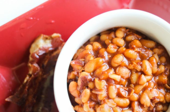 Almost Homemade Crock-pot Baked Beans