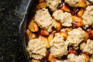 Skillet Biscuit Cobbler