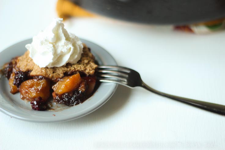 Biscuit Skillet Cobbler