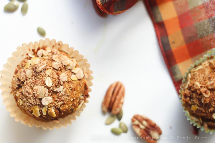 Pumpkin Banana Spice Muffins