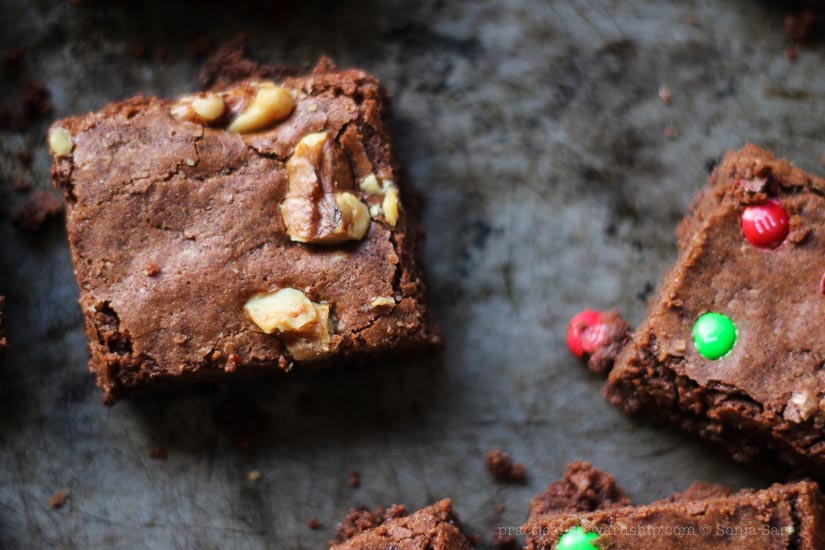 Dairy-free Dark Chocolate Brownies-4