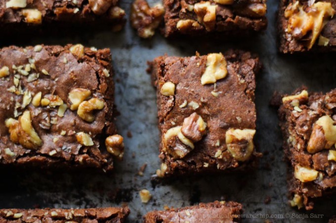 Dairy-free Dark Chocolate Brownies