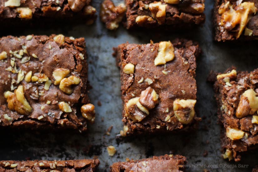 Dairy-free Dark Chocolate Brownies-5