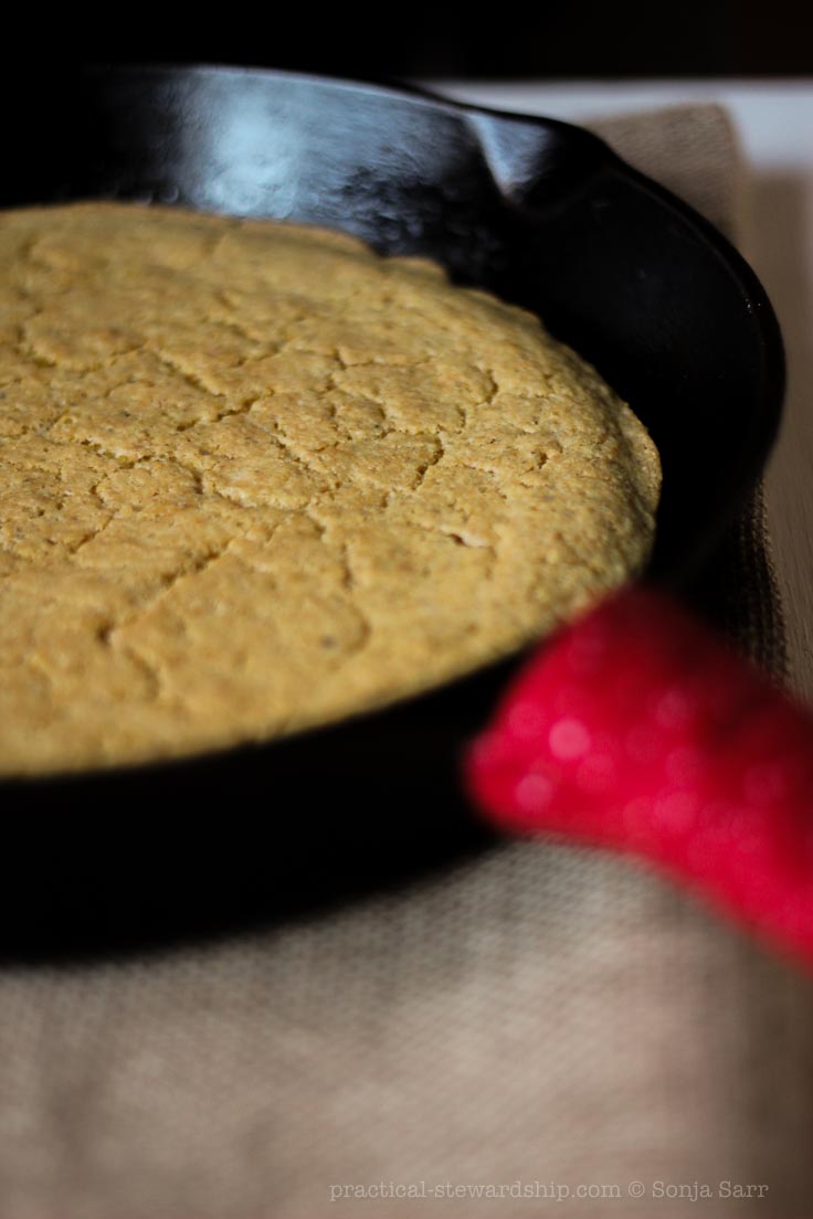 Dairy-free Skillet Cornbread