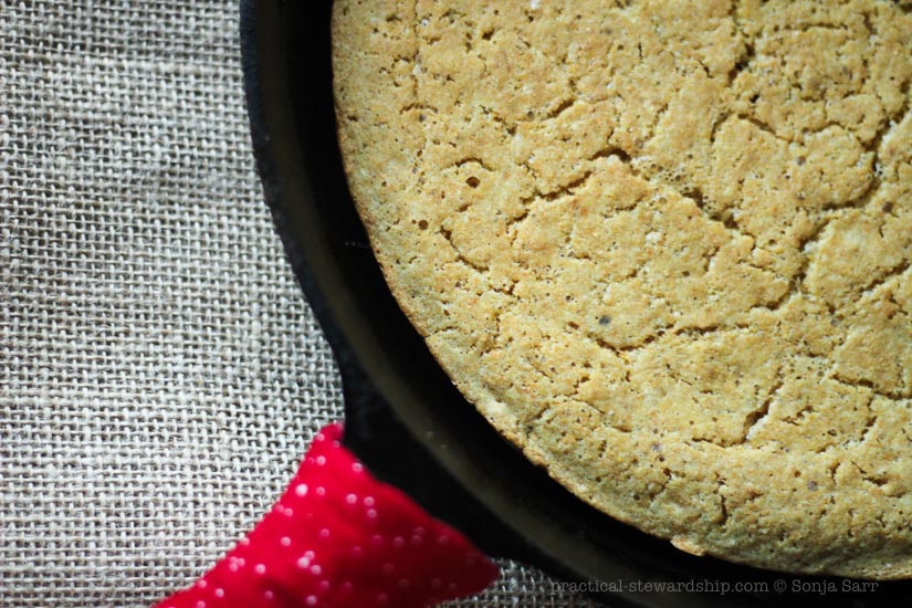 Dairy-free Skillet Cornbread