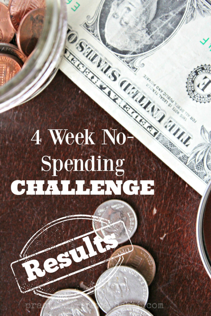 No-Spending Challenge Results