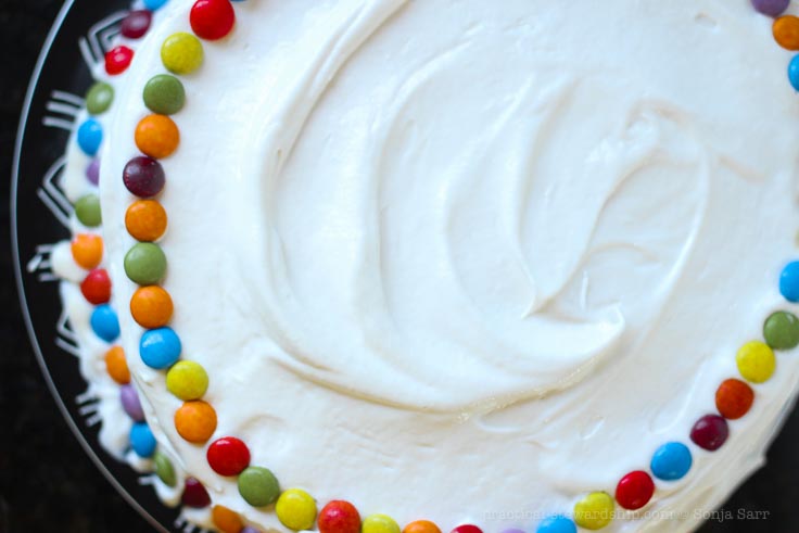 Gâteau à la crème glacée sans produits laitiers
